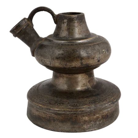 Old Brass Mughal Hookah Pot Decorative